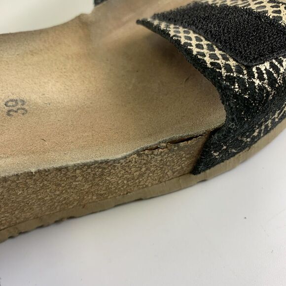 Mephisto Lissandra Wedge Sandals Adjustable Comfort Black Condor Leather 39 US 9 - Picture 12 of 16